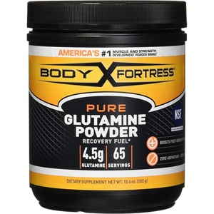 image:imageBody Fortress Super Advanced Mass Gainer Chocolate Protein Plus Surplus Calories for Muscle Mass Gain Support 14lb JarL Glutamine