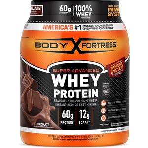 image:imageBody Fortress Super Advanced Whey Protein Powder Gluten Free Vanilla Immune Support 1 Vitamins C amp D Plus Zinc 39 lbsChocolate