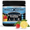 image:imageBody Fortress Electrolyte Powder Strawberry Lemonade  Rapid Hydration Drink Mix with 6 Essential Electrolytes amp 3 B Vitamins  Sugar Free Keto Friendly No Color Added Clear Hydration  30 ServingsStrawberry Lemonade