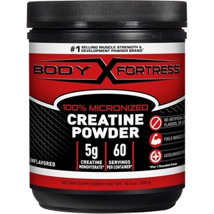 image:imageBody Fortress 100 Creatine Monohydrate Powder  Unflavored Micronized Creatine Supplement for Muscle Growth Strength amp Recovery Pre Workout amp Post Workout for Women and Men  5g Per Scoop300 grams