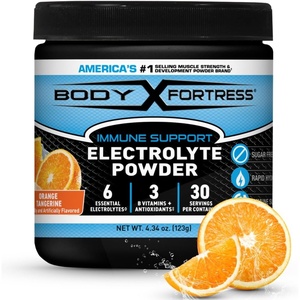 image:imageBody Fortress Electrolyte Powder Strawberry Lemonade  Rapid Hydration Drink Mix with 6 Essential Electrolytes amp 3 B Vitamins  Sugar Free Keto Friendly No Color Added Clear Hydration  30 ServingsOrange Tangerine