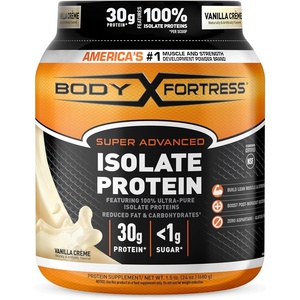 image:imageBody Fortress Super Advanced Isolate Protein Powder Gluten Free Vanilla Creme Flavored 15 LbVanilla