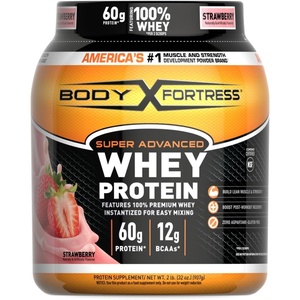 image:imageBody Fortress Super Advanced Whey Protein Powder Chocolate Flavored Gluten Free 5 LbStrawberry